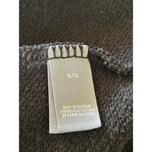 Aerie Black Sunwashed Desert Hoodie Sweatshirt Grommet Lace Up Hooded Size XL - Picture 5 of 9